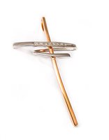 Charm Comete Woman in Gold Diamante 0.04 Ct GLB497 - GLB497
